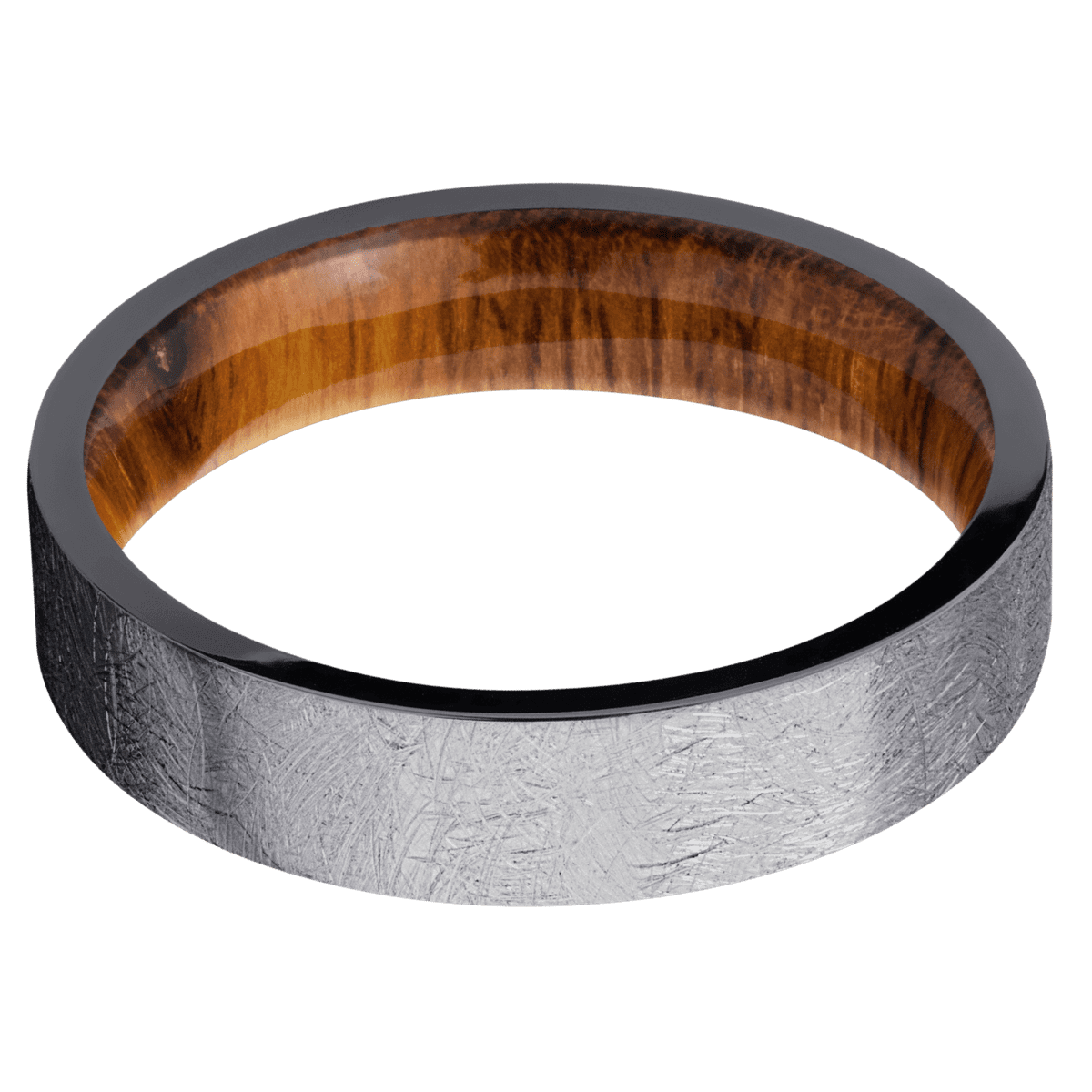 Tantalum + Distressed Finish + Desert Iron Wood