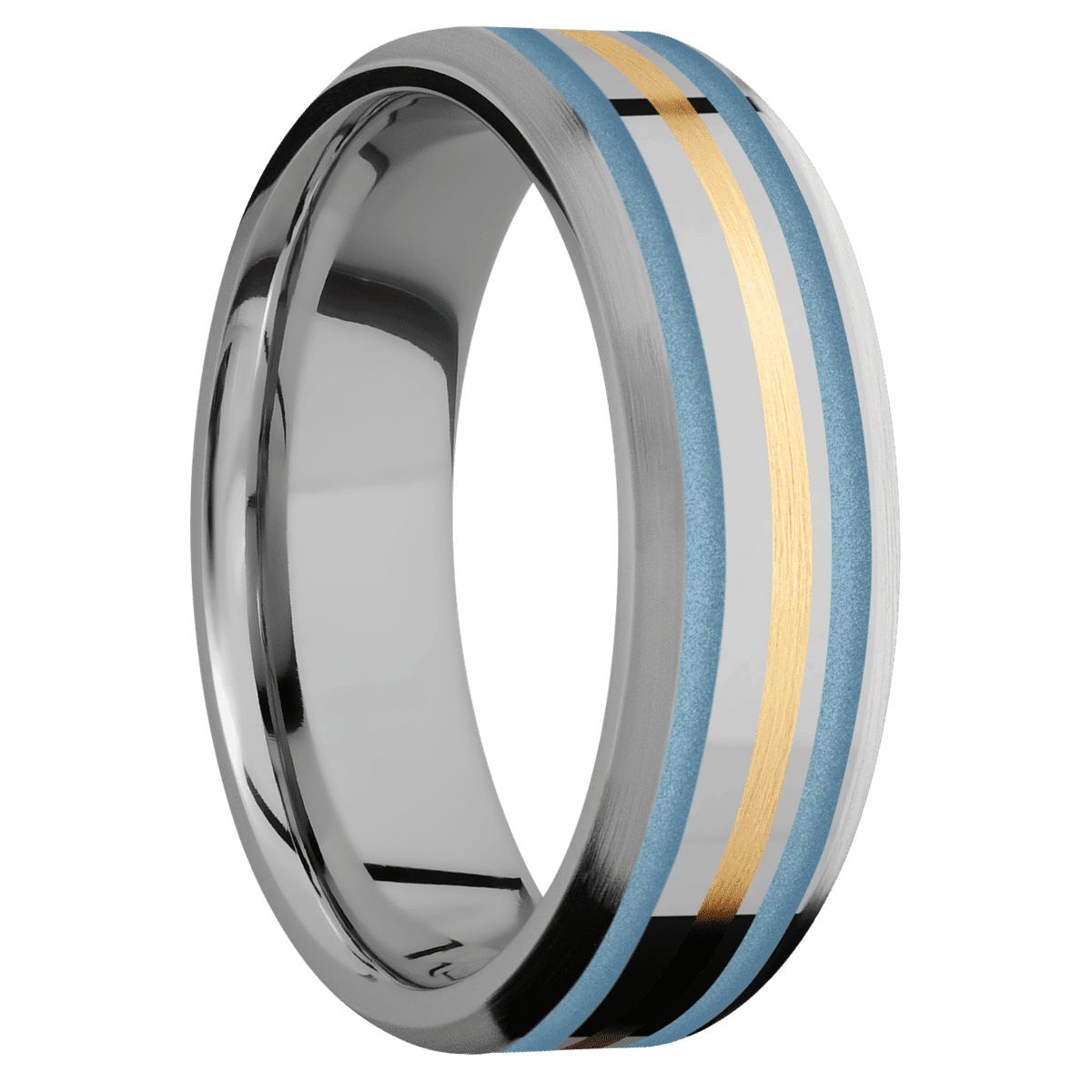 Titanium + Polish , Satin Finish