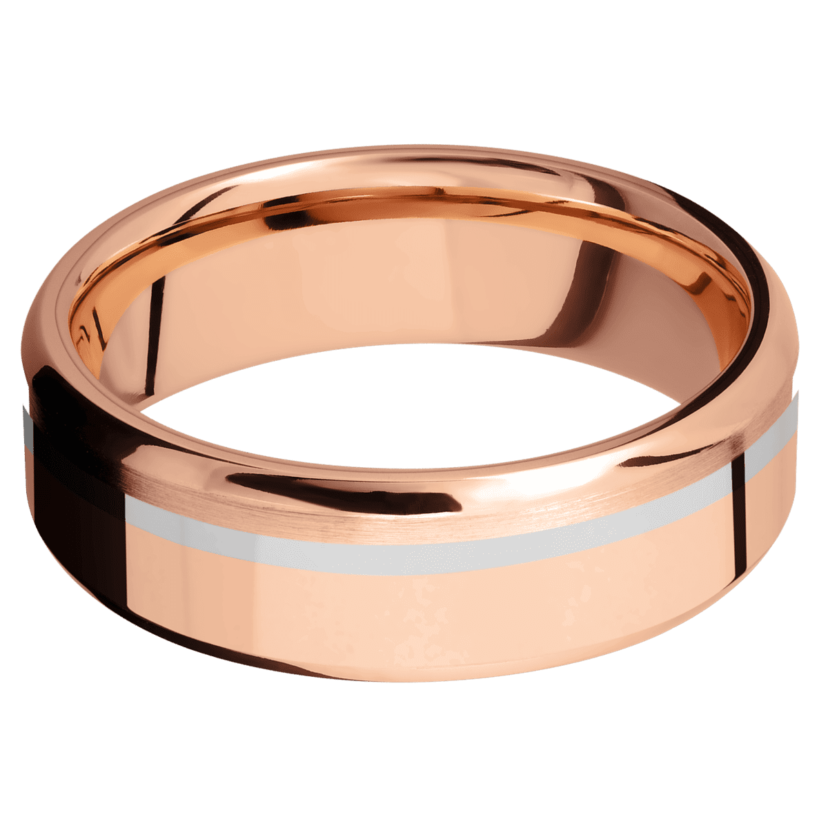 18K Rose Gold + Polish , Polish Finish + 14K Rose Gold