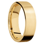 10K Yellow Gold + Satin Finish