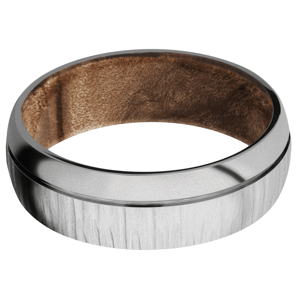 Titanium + Treebark1 , Bead Finish + Maple Burl