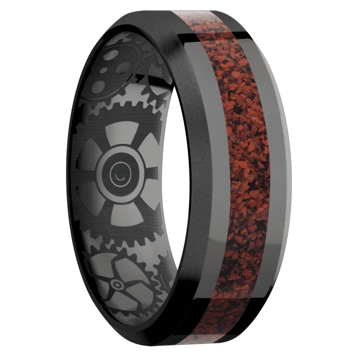 Zirconium + Polish , Bead Finish