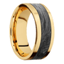 14K Yellow Gold + Satin Finish