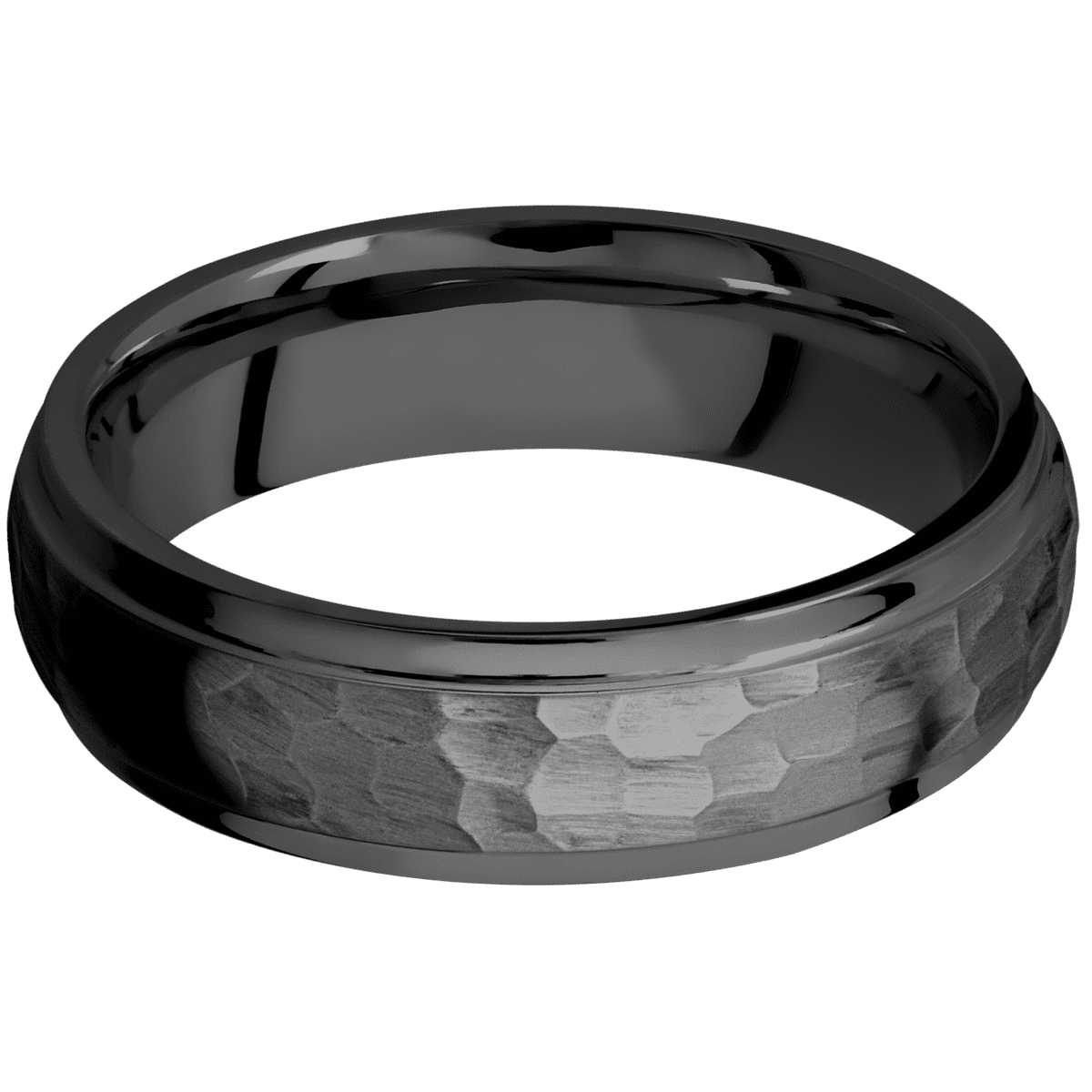Zirconium + Hammer , Polish Finish