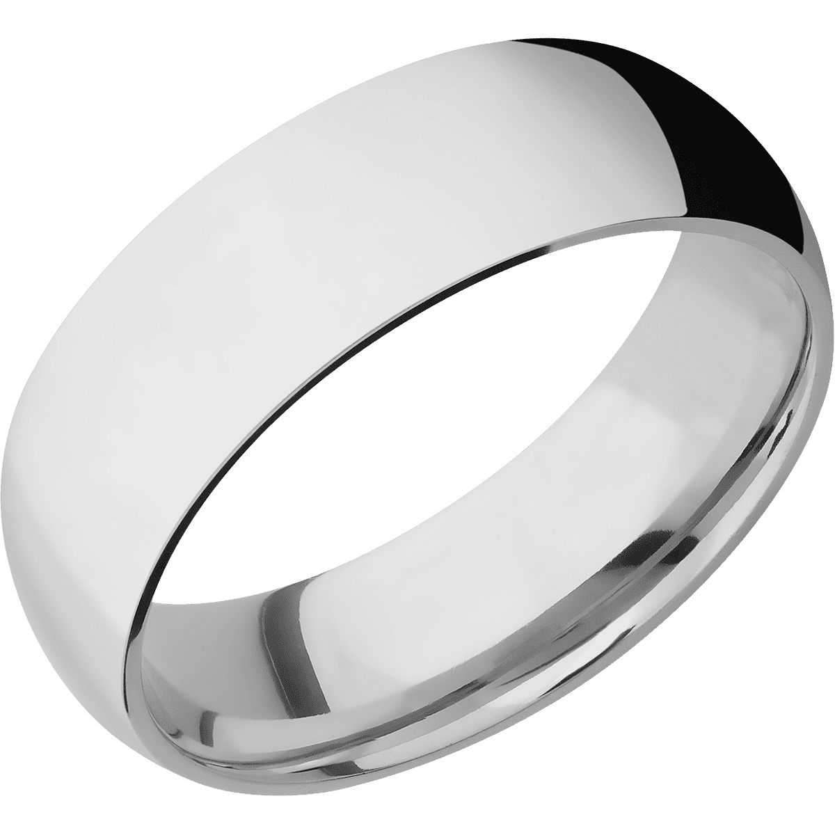 Palladium Silver + Polish Finish