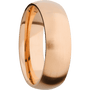 14K Rose Gold + Satin Finish