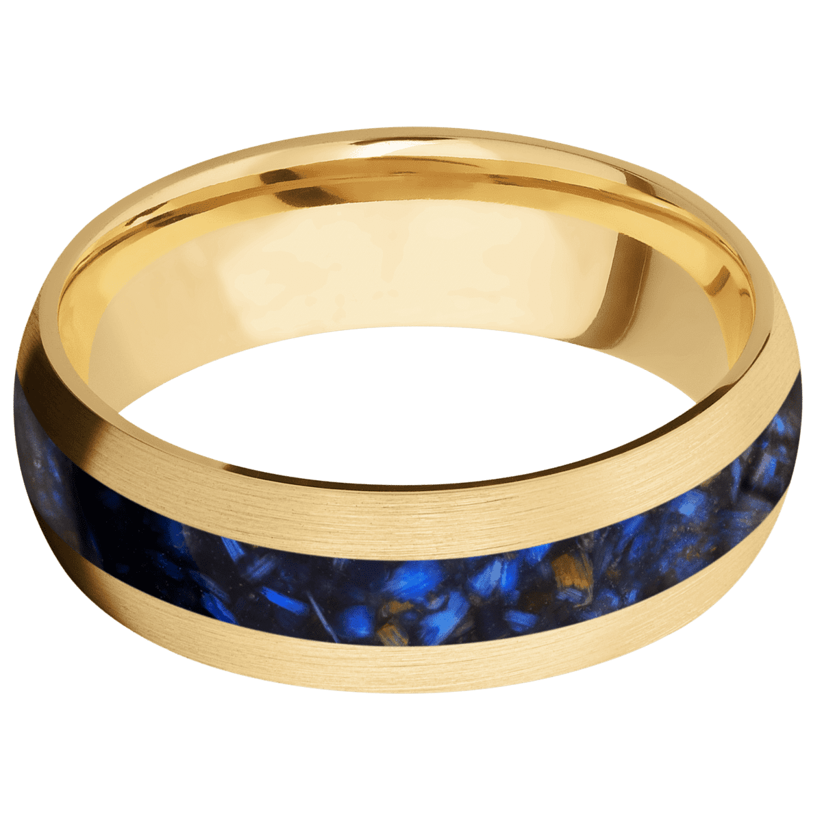10K Yellow Gold + Satin Finish