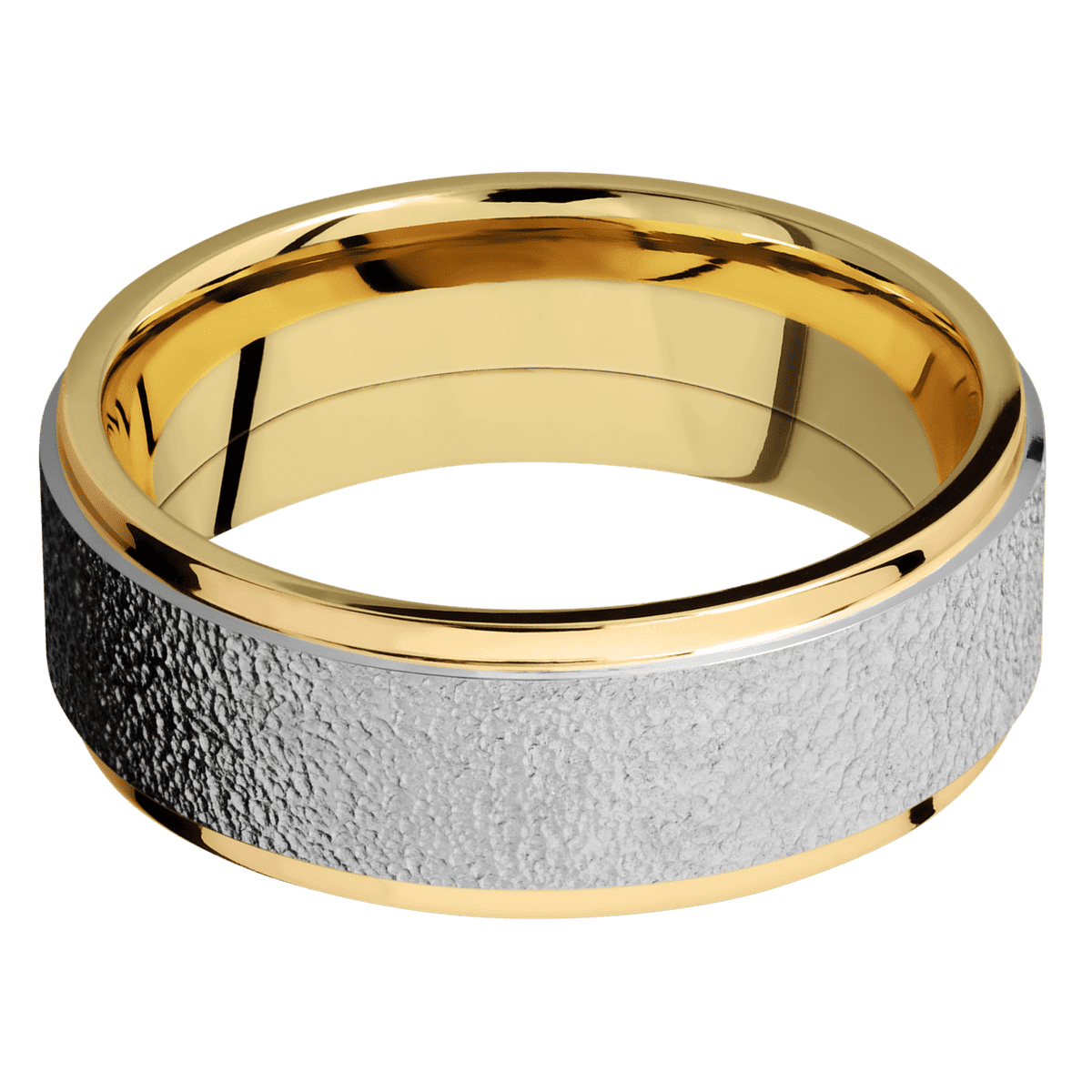 14K Yellow Gold + Polish , Polish Finish
