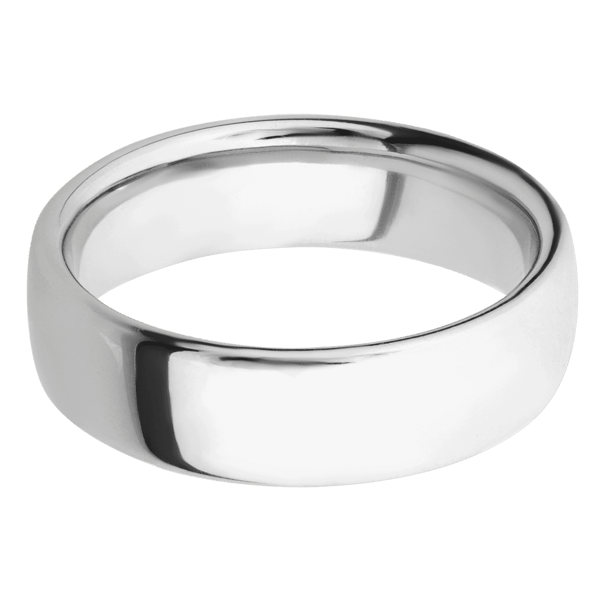 14K White Gold + Polish Finish