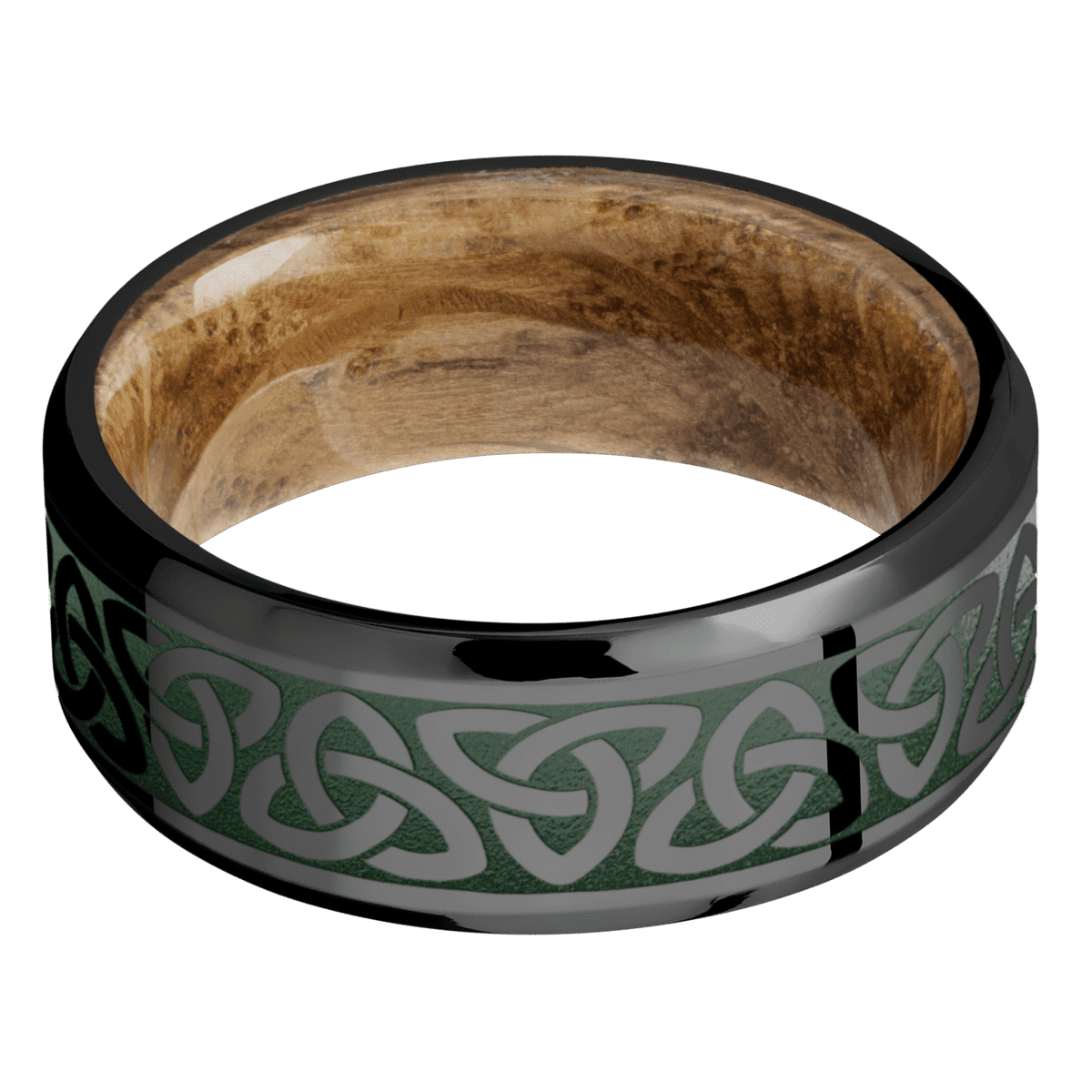 Zirconium + Polish , Polish Finish + Whiskey Barrel
