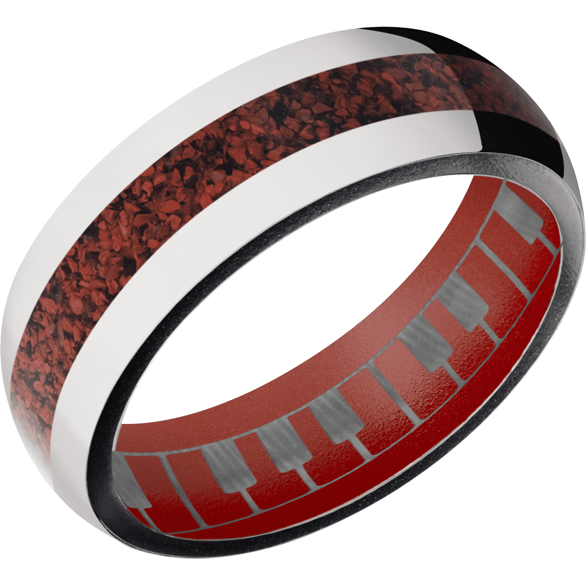 Cobalt Chrome + Polish Finish + Habanero Red