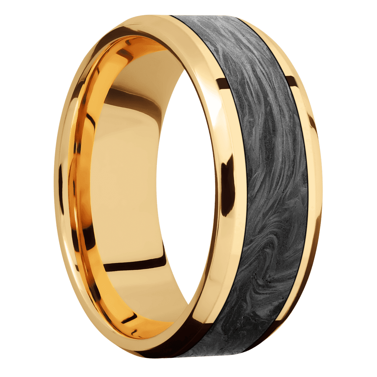 14K Yellow Gold + Polish , Polish Finish