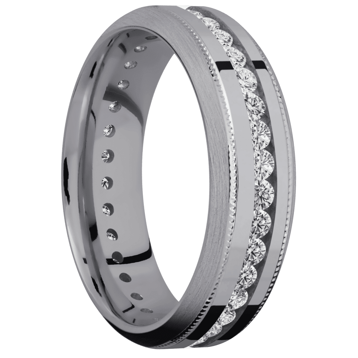 Tantalum + Polish , Satin Finish
