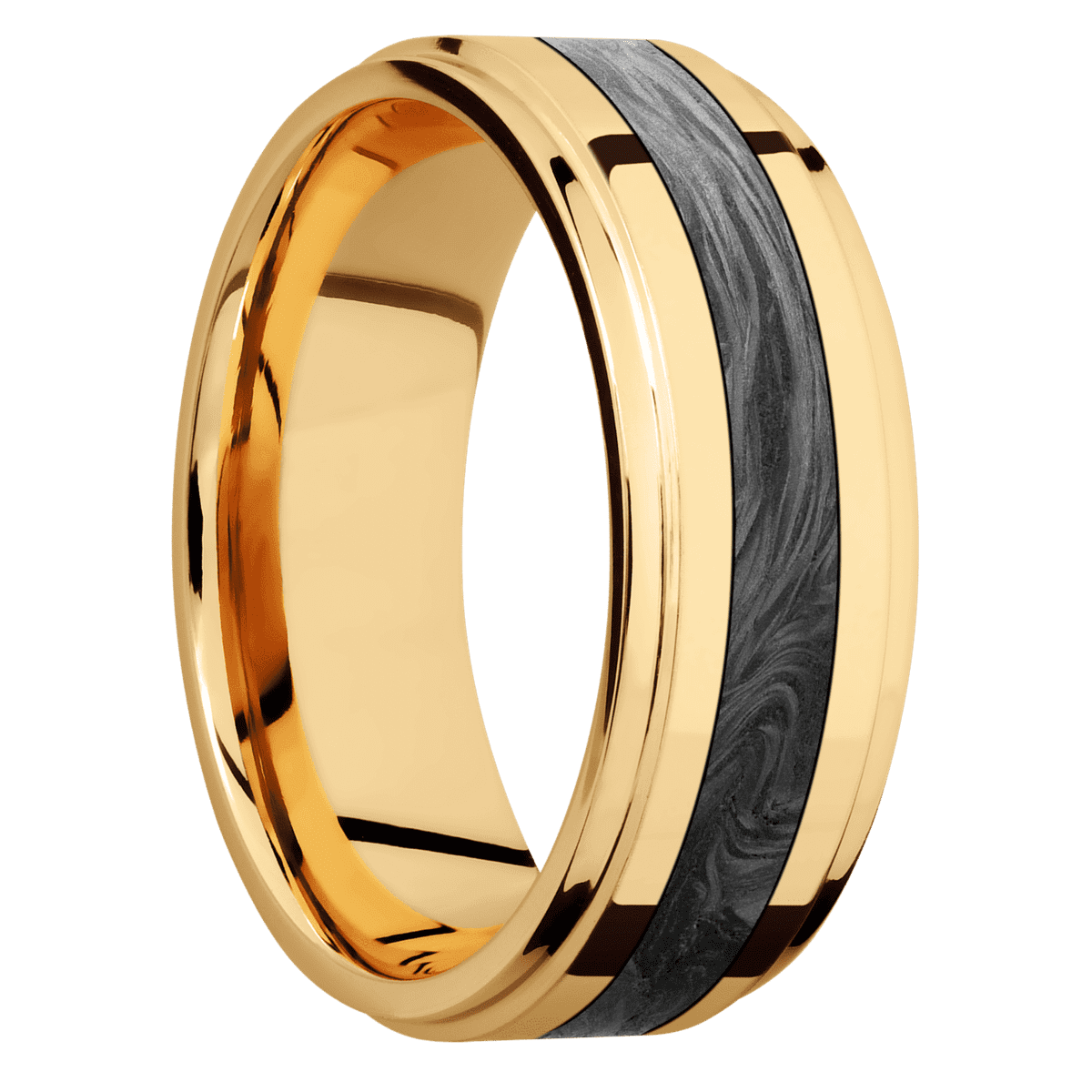 14K Yellow Gold + Polish , Polish Finish