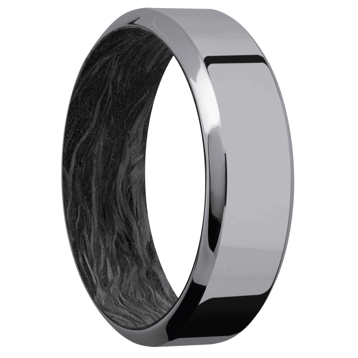 Tantalum + Polish , Polish Finish + Forged Carbon Fiber