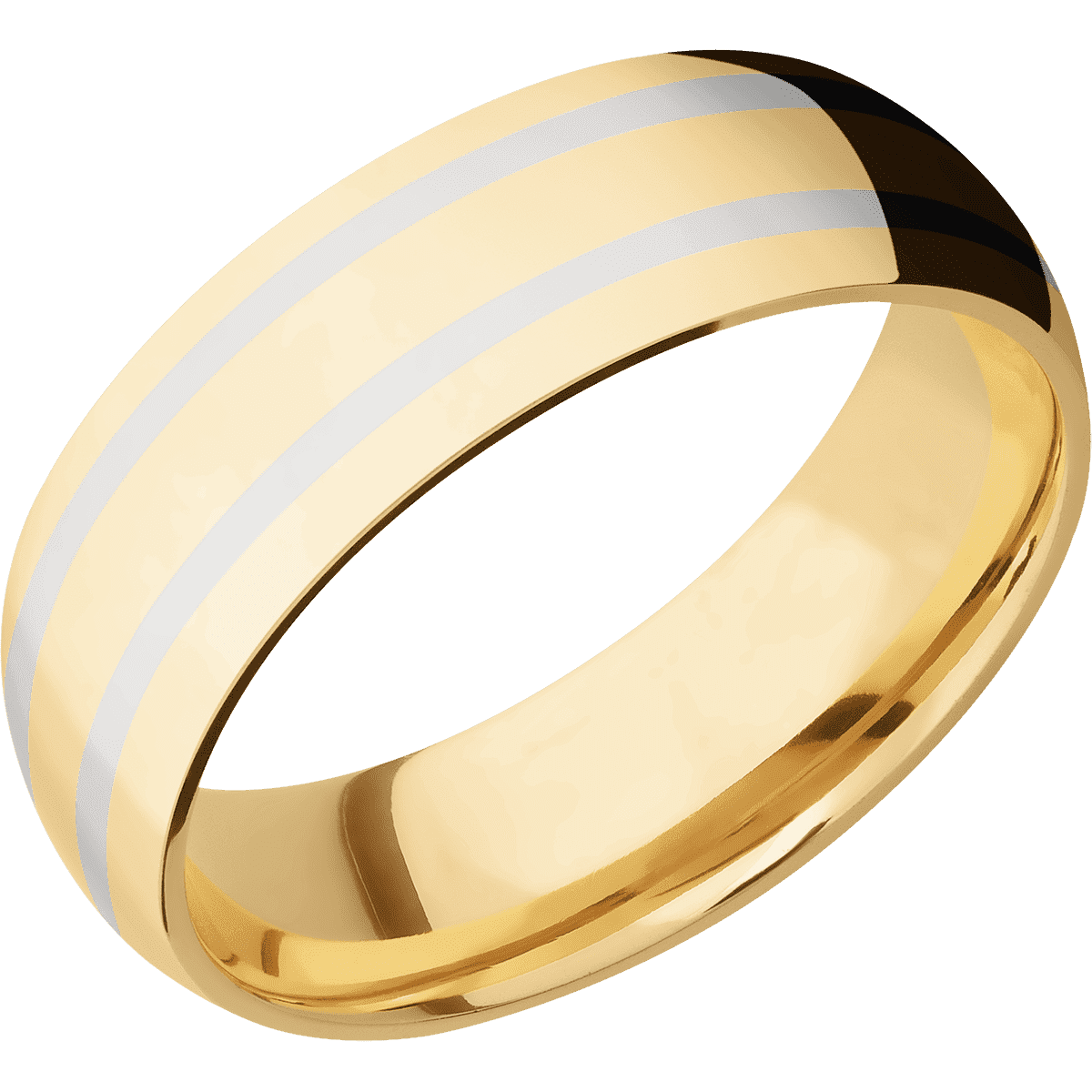 10K Yellow Gold + Polish Finish