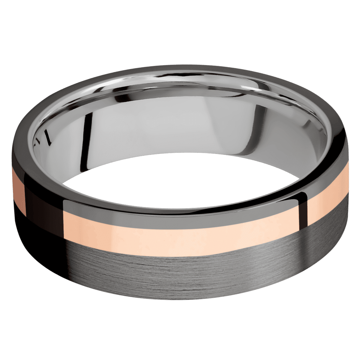 Tantalum Noir + Satin , Polish Finish + Titanium