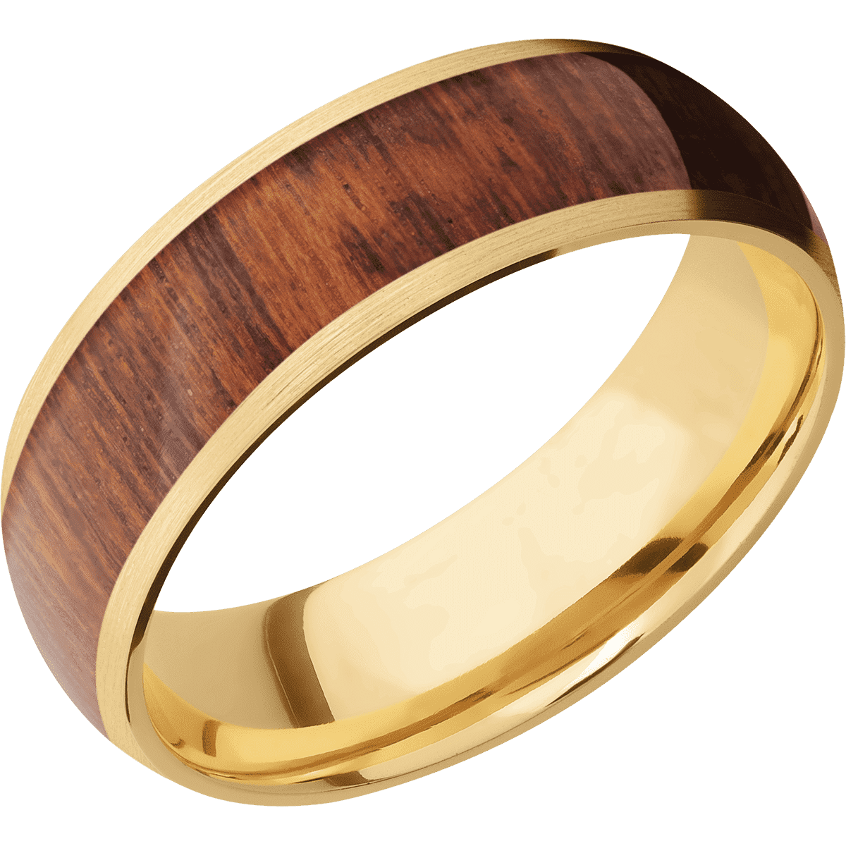 10K Yellow Gold + Satin Finish