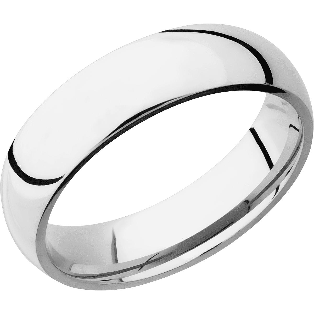 14K White Gold + Polish Finish