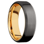 Tantalum Noir + Satin , Satin Finish + 14K Yellow Gold