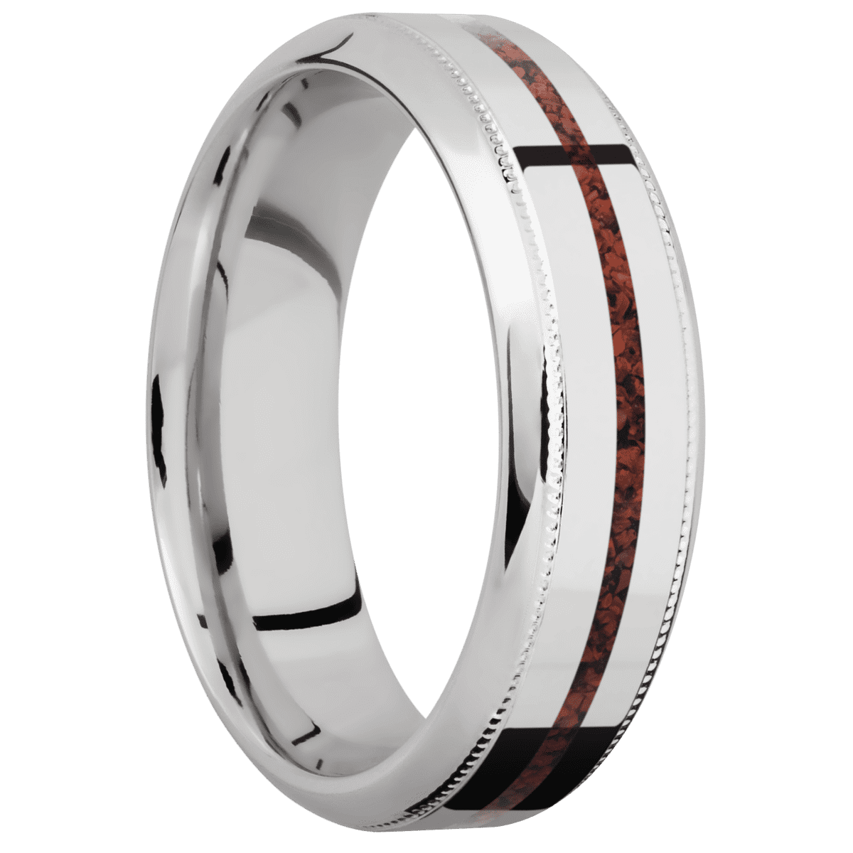 14K White Gold + Polish , Polish Finish