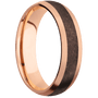 10K Rose Gold + Satin Finish
