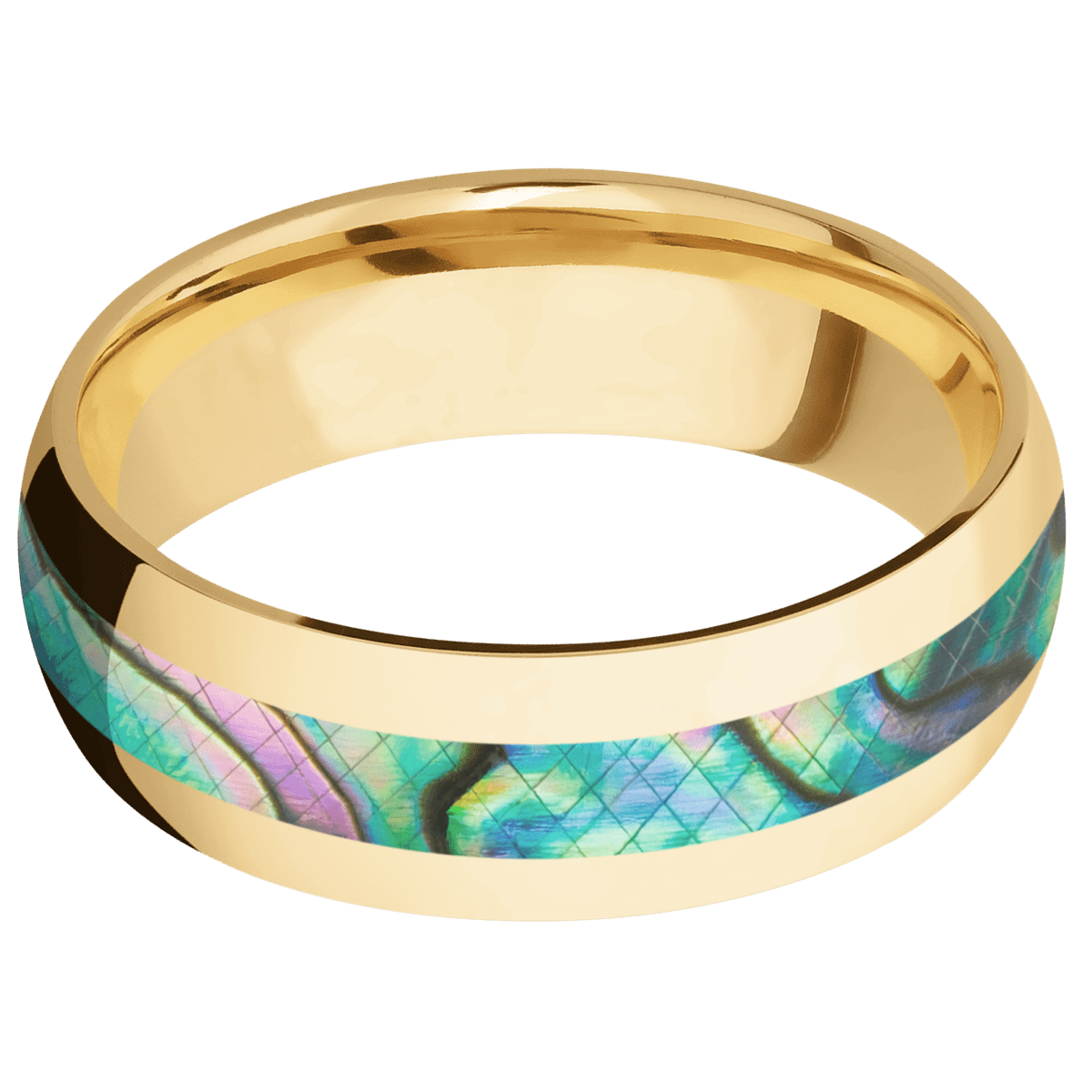 10K Yellow Gold + Polish Finish