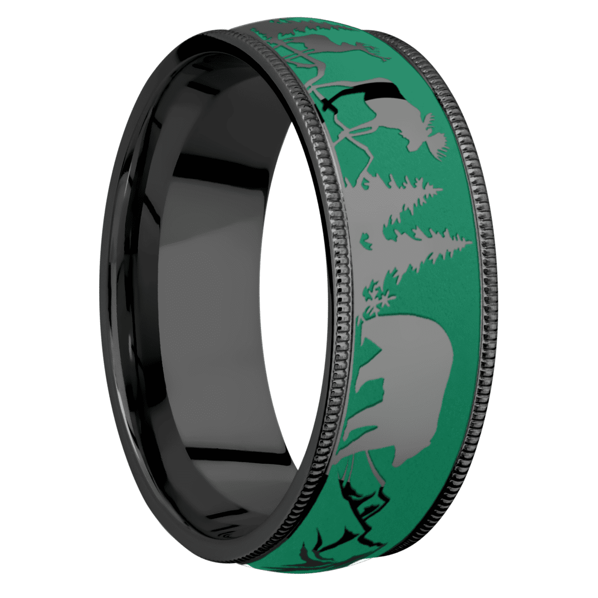 Zirconium + Polish Finish