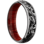 Titanium + Satin Finish + Red Heart