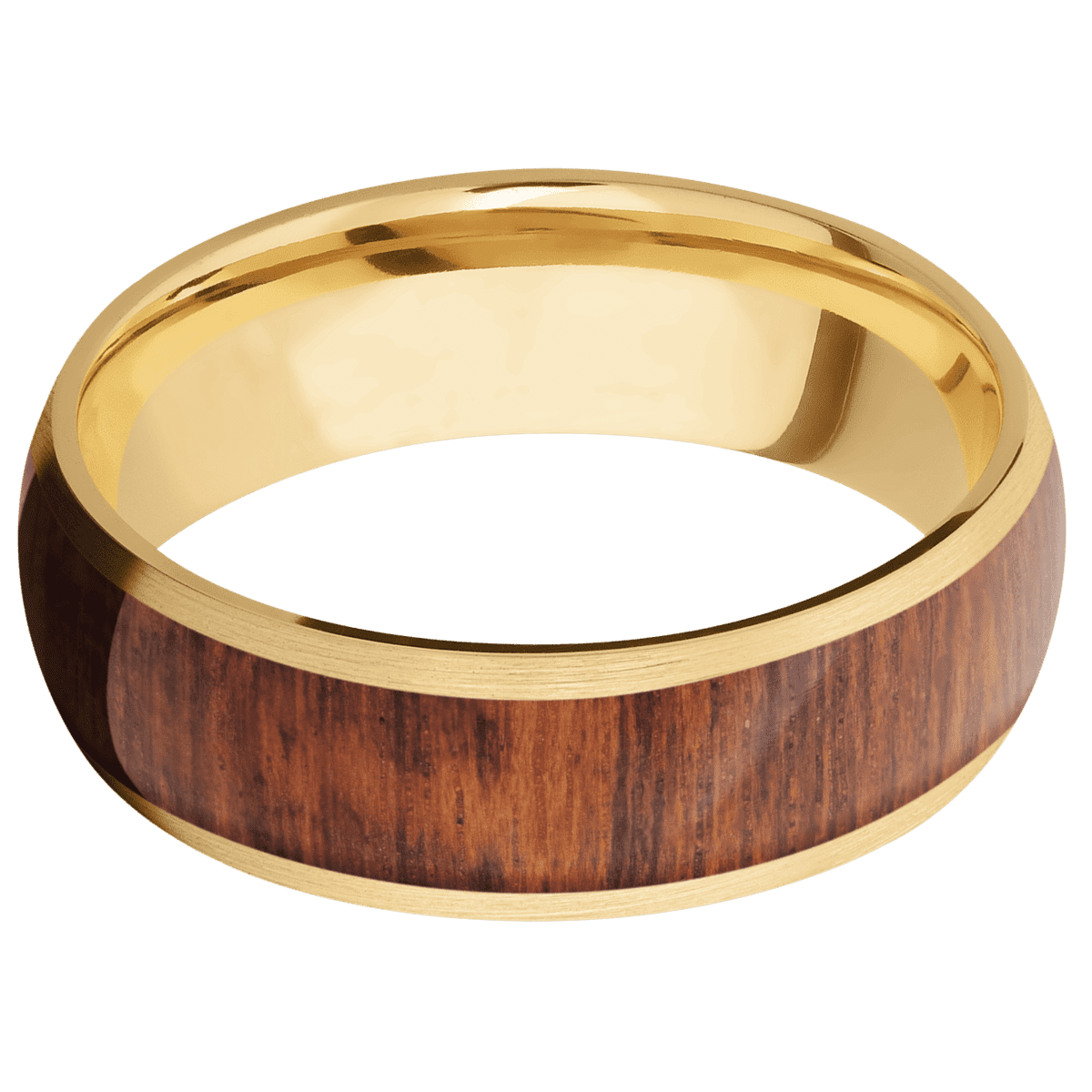 10K Yellow Gold + Satin Finish