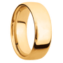 14K Yellow Gold + Polish Finish