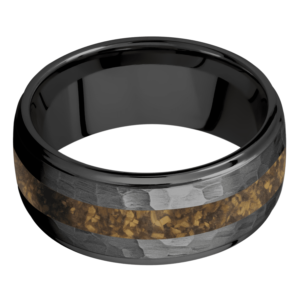 Zirconium + Hammer , Polish Finish