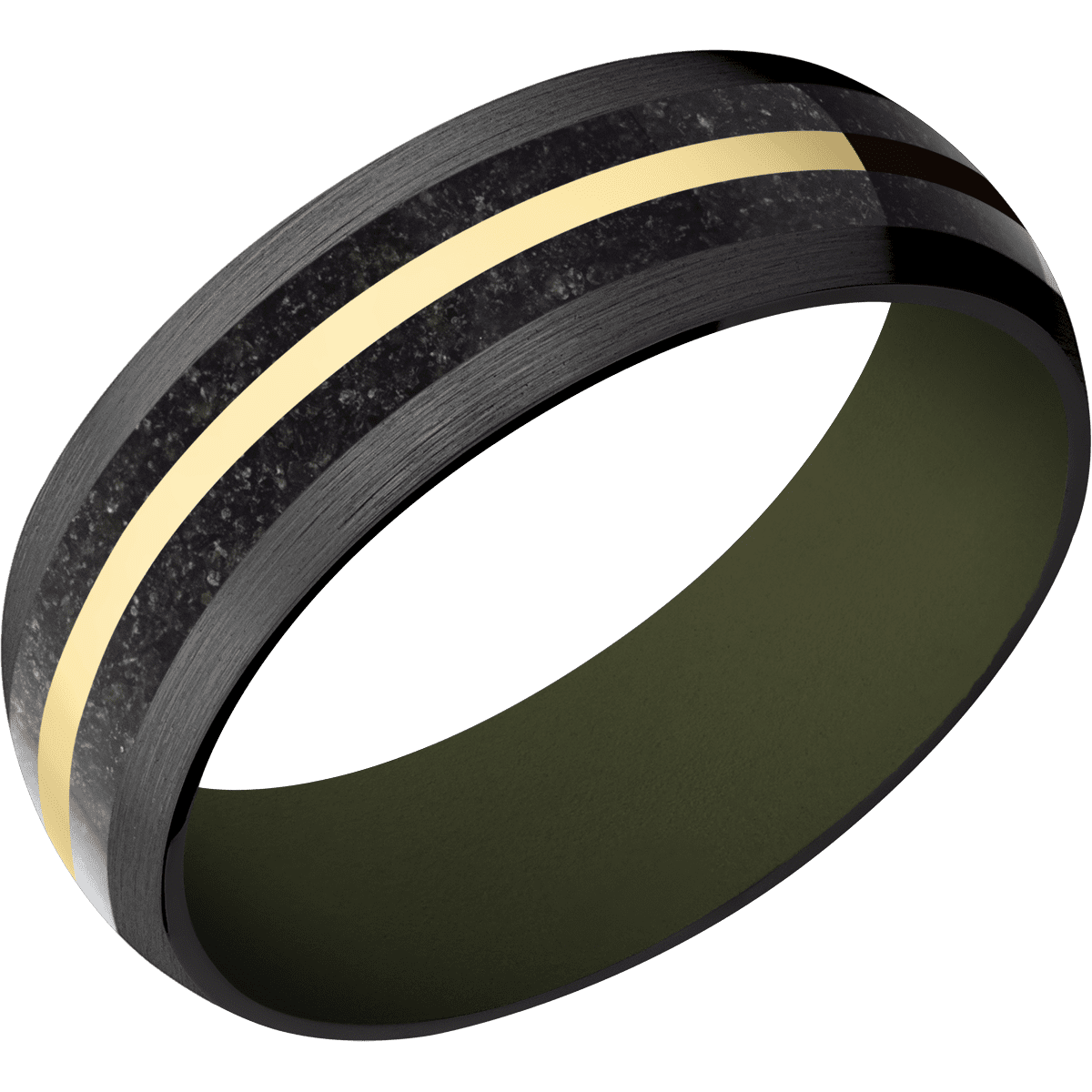 Zirconium + Satin Finish + Vintage Green