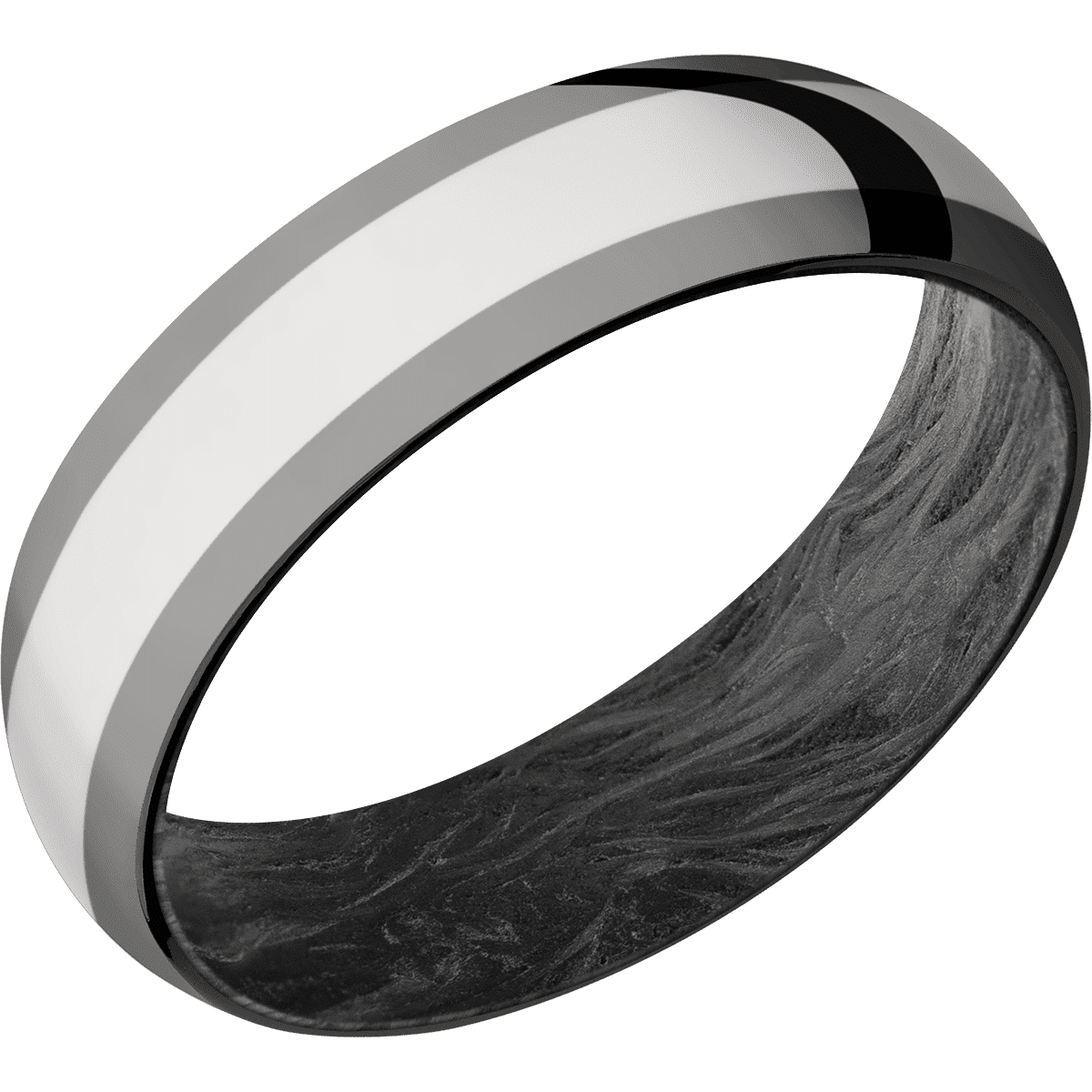 Tantalum Noir + Polish Finish + Forged Carbon Fiber
