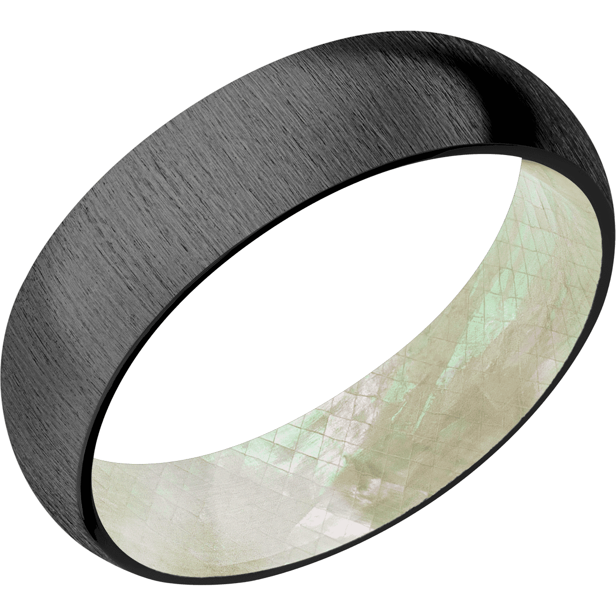 Zirconium + Crosssatinblack Finish + Freshwater Mother of Pearl