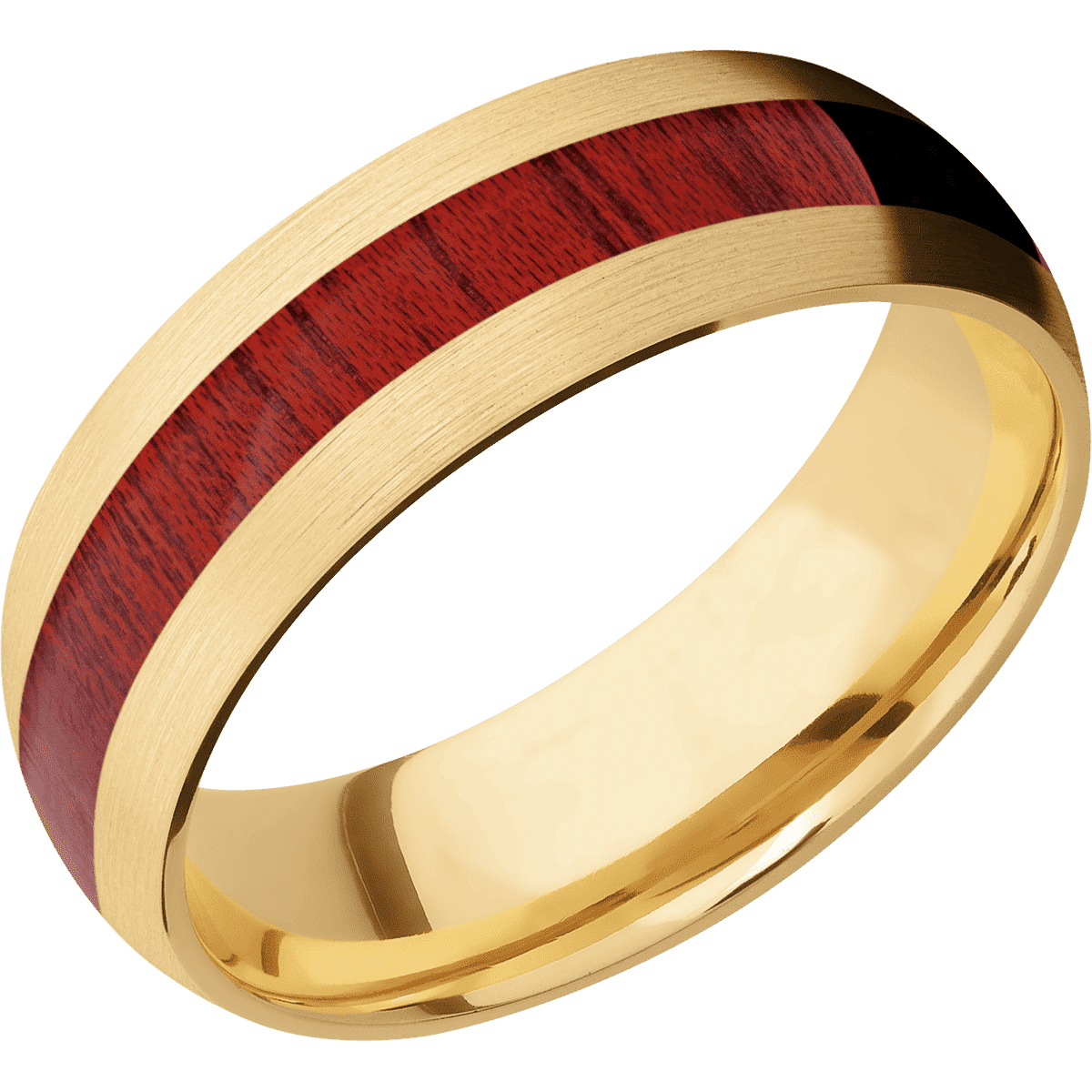 10K Yellow Gold + Satin Finish