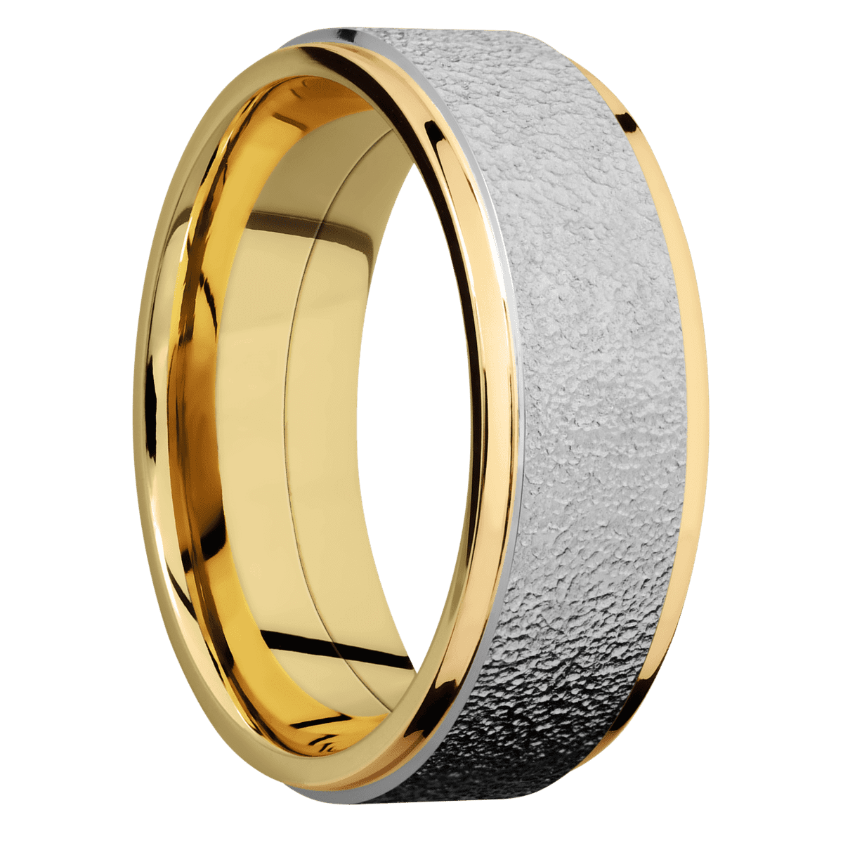 14K Yellow Gold + Polish , Polish Finish