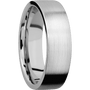 14K White Gold + Satin Finish