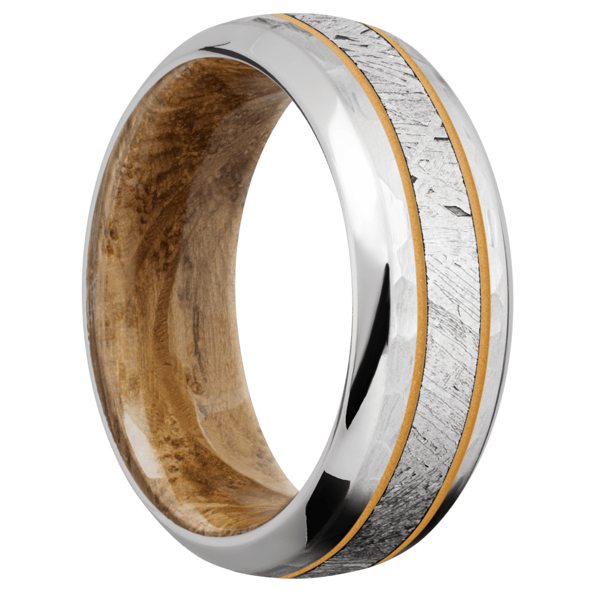Platinum + Hammer , Polish Finish + Whiskey Barrel