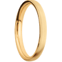 14K Yellow Gold + Satin Finish