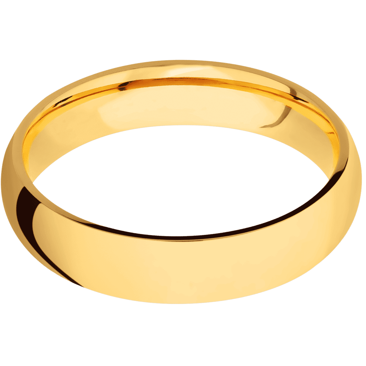 22K Yellow Gold + Polish Finish