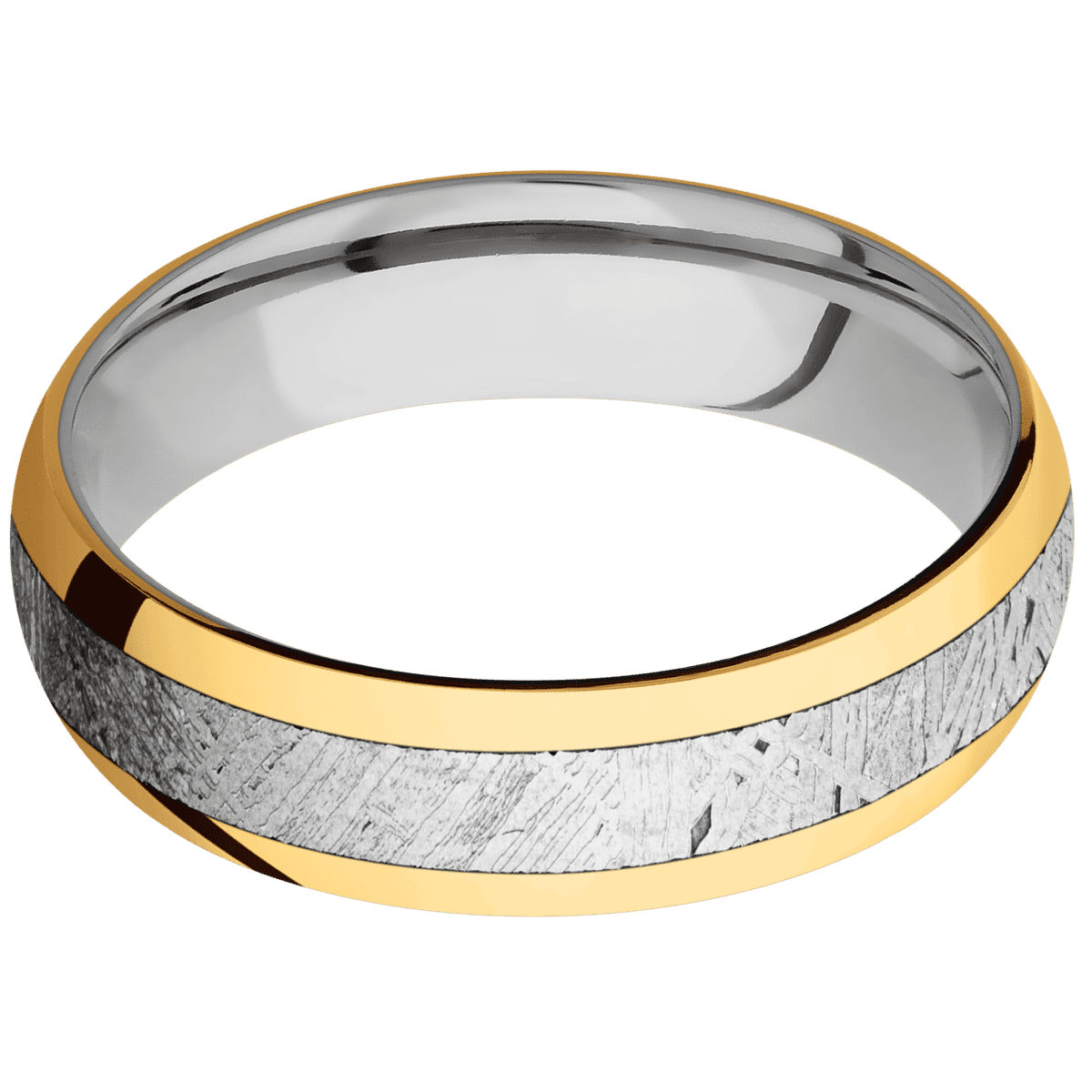 22K Yellow Gold + Polish Finish + Titanium