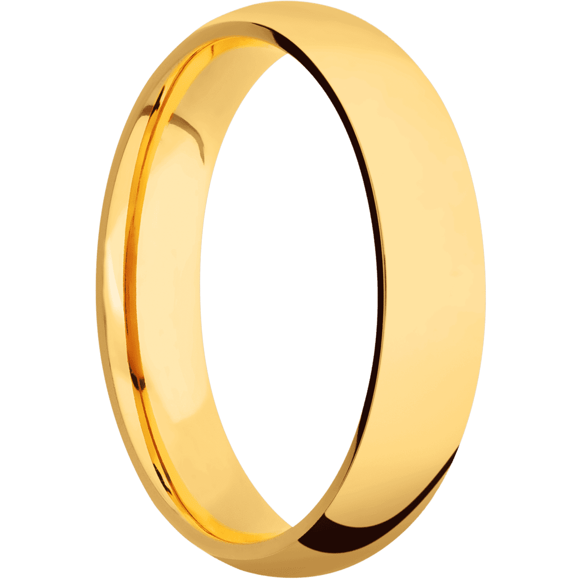 22K Yellow Gold + Polish Finish