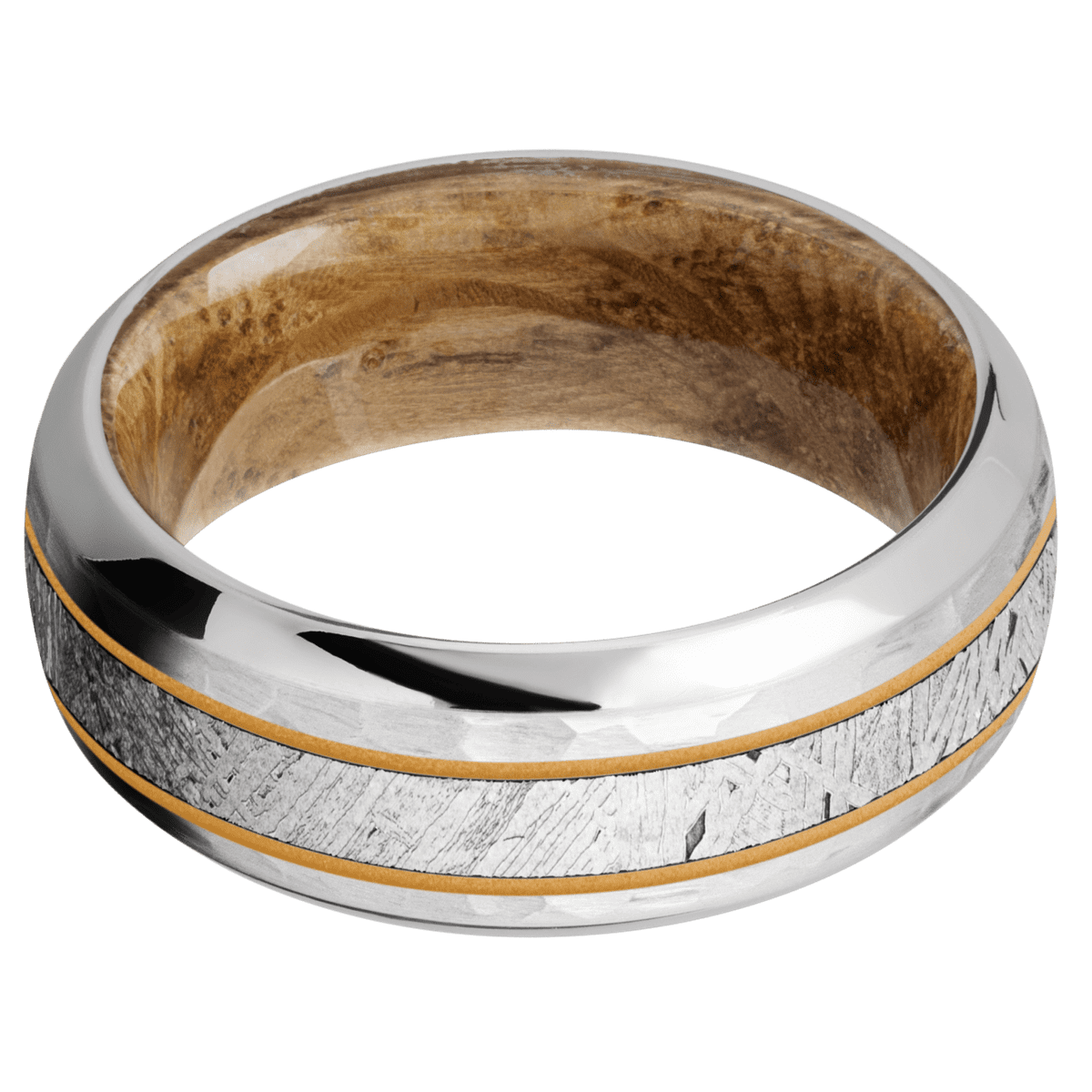 Platinum + Hammer , Polish Finish + Whiskey Barrel