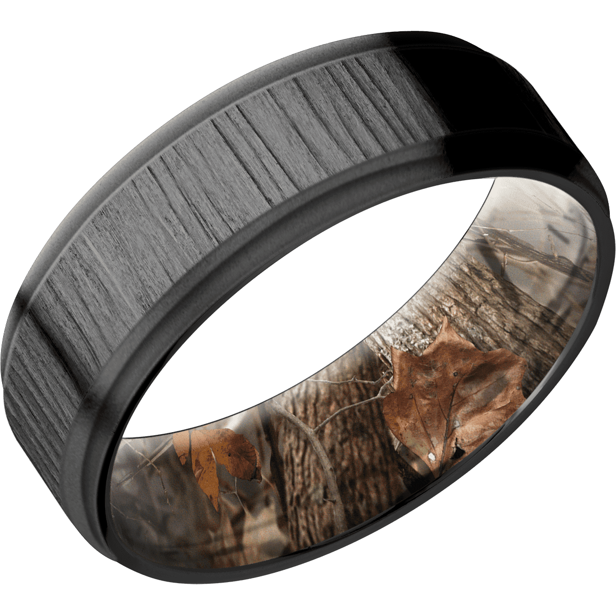 Zirconium + Treebark1 , Bead Finish + King's Woodland