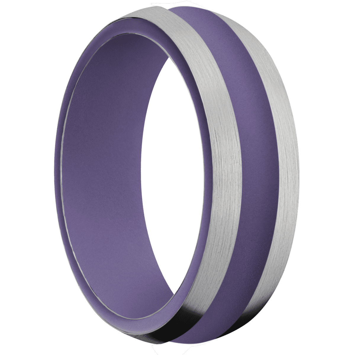 Titanium + Satin Finish + Bright Purple