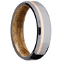 Tantalum + Polish , Sand Finish + Whiskey Barrel