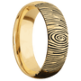 10K Yellow Gold + Satin Finish