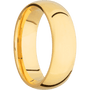 14K Yellow Gold + Polish Finish