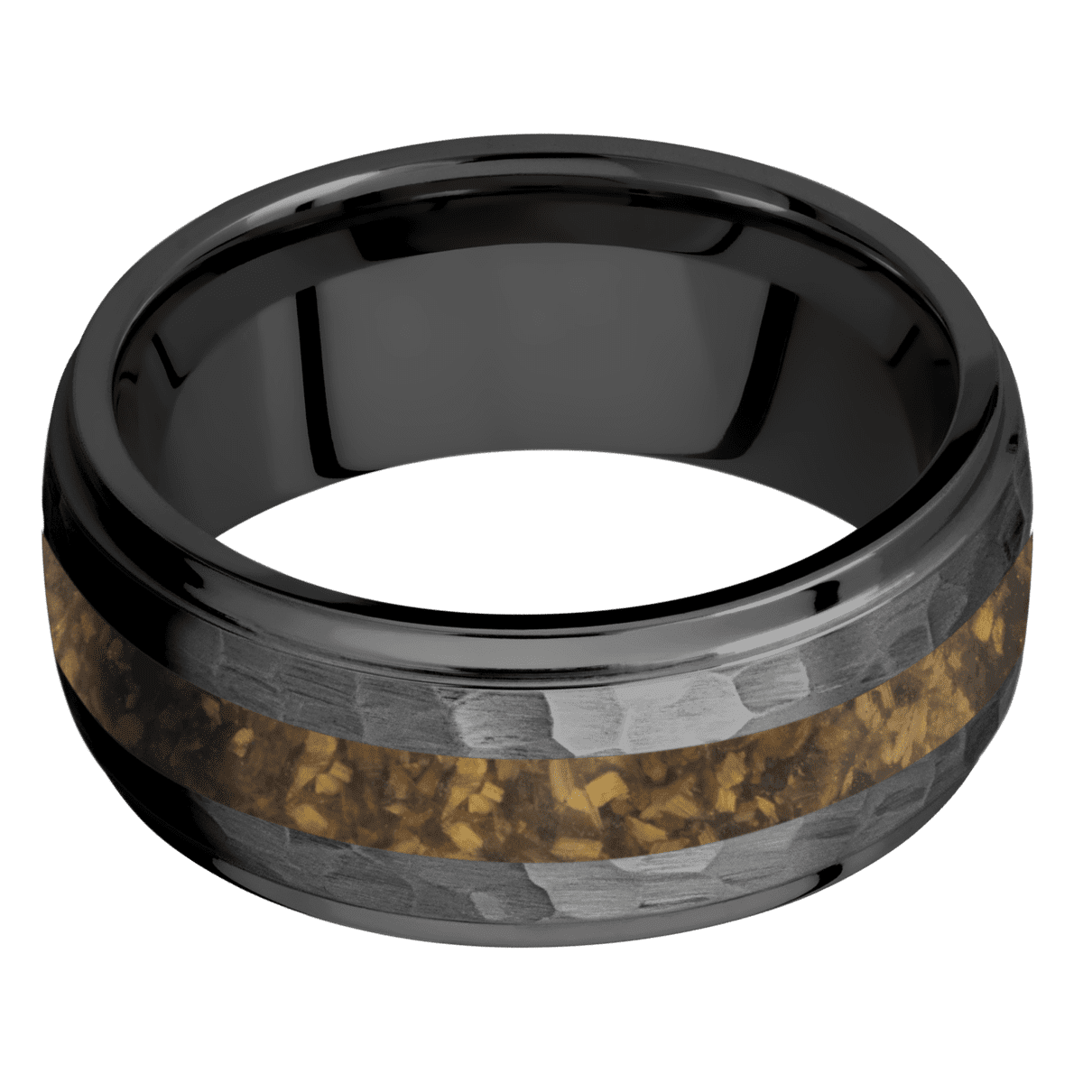 Zirconium + Hammer , Polish Finish
